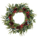 32" Artificial Berry, Pinecone & Mixed Pine Wreath -Green/Red (Pack of 2) - XDW279-GR/RE