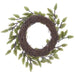 12" Artificial Plastic Pinecone Wreath -Green (Pack of 6) - XDW287-GR