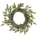 12" Artificial Plastic Pinecone Wreath -Green (Pack of 6) - XDW287-GR