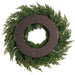 16" Juniper & Berry Artificial Wreath -Green/Red - XDW296-GR/RE