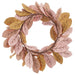 28" Metallic Artificial Magnolia Leaf Wreath -Bronze/Copper (Pack of 2) - XDW316-BZ/CP