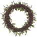 22" Plastic Pinecone Artificial Wreath -Green - XDW329-GR