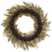 24" Artificial Ornament Ball & Glittered Pine Wreath -Gold (Pack of 4) - XDW353-GO