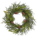 28" Pinecone & Mixed Pine Artificial Wreath -Green/Brown (Pack of 2) - XDW388-GR/BR