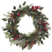 22" Berry, Pinecone & Pine Artificial Wreath -Red/Green (Pack of 2) - XDW389-RE/GR