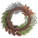 28" Artificial Pinecone & Pine Wreath -Green/Brown - XDW436-GR/BR