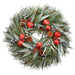 24" Artificial Pomegranate, Pinecone & Pine Hanging Wreath -Red/Green (pack of 2) - XDW553-RE/GR