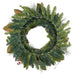 30" Artificial Sliced Orange, Pinecone & Pine Wreath -Mixed Orange - XDW564-OR/MX