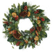 30" Artificial Sliced Orange, Pinecone & Pine Wreath -Mixed Orange - XDW564-OR/MX