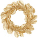 24" Artificial Metallic Magnolia Leaf Wreath -Gold (Pack of 2) - XDW574-GO