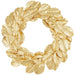 24" Artificial Metallic Magnolia Leaf Wreath -Gold (Pack of 2) - XDW574-GO