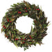 17.3" Snowed Artificial Berry & Willow Hanging Wreath -Red/Green (pack of 2) - XDW612-RE/GR