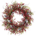 36" Artificial Berry, Pinecone & Cedar Wreath -Red/White - XDW628-RE/WH