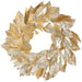 22" Metallic Artificial Magnolia Leaf Wreath -Gold (Pack of 6) - XDW823-GO