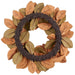 26" Artificial Magnolia Leaf & Pinecone Wreath -Green/Brown (Pack of 4) - XDW911-GR/BR