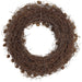 24" Artificial Pinecone Wreath -Brown (Pack of 4) - XDW931-BR