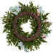 24" Artificial Ball, Berry & Pinecone Wreath -Red/Green (Pack of 4) - XDW985-RE/GR
