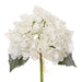 11.4" Snowed Silk Hydrangea Flower Stem Bundle -White (pack of 12) - XFB459-WH