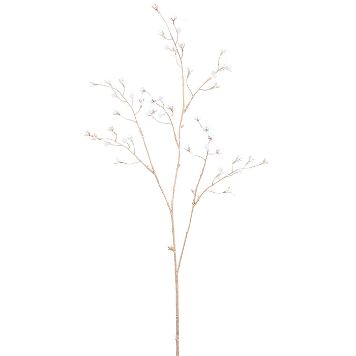 36" Iridescent Artificial Tweedia Flower Stem -Gold (Pack of 12) - XFC001-GO