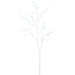 36" Iridescent Artificial Tweedia Flower Stem -Silver (Pack of 12) - XFC001-SI