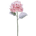 27" Silk Snowed Hydrangea Flower Spray -Pink (pack of 12) - XFS011-SN/PK