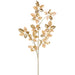 46.5" Metallic Artificial Schefflera Leaf Stem -Rose Gold (Pack of 6) - XFS051-RO/GO