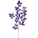 50.5" Metallic Artificial Schefflera Leaf Stem -Lavender (Pack of 6) - XFS069-LV