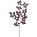 50.5" Metallic Artificial Schefflera Leaf Stem -Violet (Pack of 6) - XFS069-VI
