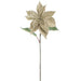 29" Metallic Poinsettia Artificial Flower Stem -Gold (pack of 12) - XFS073-GO