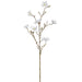 32" Frosted Mini Artificial Magnolia Flower Stem -Cream (pack of 12) - XFS075-CR