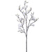 53.5" Glittered Magnolia Artificial Flower Stem -White (pack of 6) - XFS079-WH