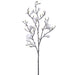 53.5" Glittered Magnolia Artificial Flower Stem -White (Pack of 6) - XFS079-WH