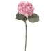 31" Velvet Hydrangea Artificial Flower Stem -Pink (pack of 12) - XFS088-PK