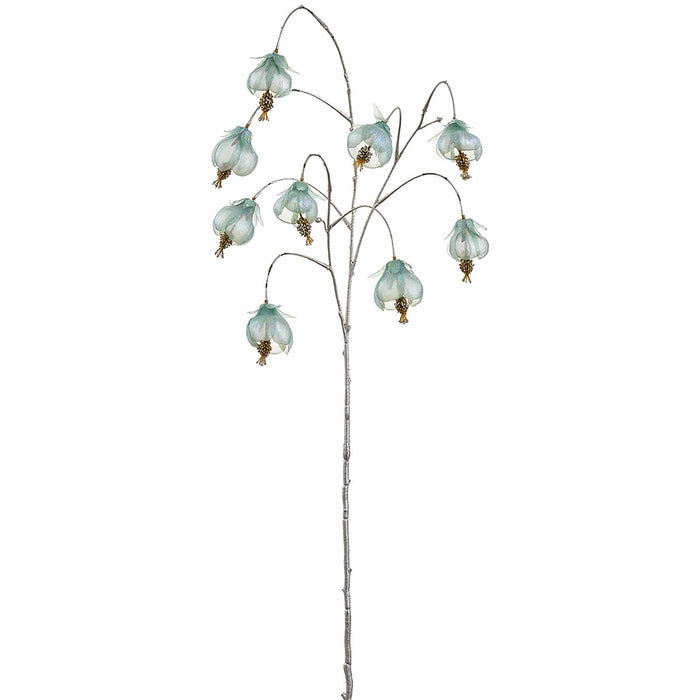 37.5" Shimmer Iridescent Flowering Maple Abutilon Artificial Stem -Jade (Pack of 12) - XFS113-JA