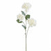 33" Flocked Hyderangea Artificial Flower Stem -White (Pack of 12) - XFS184-WH