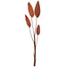 62" Metallic Artificial Bird Of Paradise Leaf Stem -Brown/Gold (Pack of 6) - XFS209-BR/GO