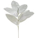 22" Metallic Artificial Magnolia Leaf Stem -Silver (pack of 24) - XFS211-SI