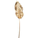 39" Metallic Artificial Calla Lily Leaf Stem -Gold (pack of 12) - XFS222-GO