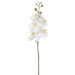 24" Iced Artificial Phalaenopsis Orchid Flower Stem -White (pack of 12) - XFS228-WH