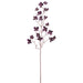 33" Metallic Artificial Dogwood Blossom Flower Stem -Plum (pack of 12) - XFS232-PL