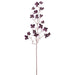 33" Metallic Artificial Dogwood Blossom Flower Stem -Plum (Pack of 12) - XFS232-PL