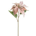 28" Artificial Velvet Holiday Poinsettia Flower Stem -Pink (pack of 12) - XFS260-PK