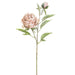 27.5" Snowed Artificial Peony Flower Stem -Pink (pack of 12) - XFS278-SN/PK