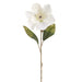 30" Glittered Magnolia Artificial Flower Stem -White (Pack of 12) - XFS289-WH