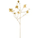 35" Metallic Dogwood Blossom Artificial Flower Stem -Gold (Pack of 12) - XFS309-GO