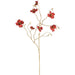 35" Metallic Dogwood Blossom Artificial Flower Stem -Red (Pack of 12) - XFS309-RE