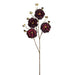 40.5" Camellia Silk Flower Stem -Burgundy (Pack of 6) - XFS319-BU
