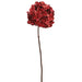 26" Metallic Artificial Hydrangea Flower Stem -Red (Pack of 12) - XFS335-RE