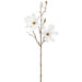 26" Shimmer Velvet Artificial Magnolia Flower Stem -Cream (Pack of 12) - XFS342-CR
