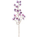 33" Iridescent Artificial Dogwood Blossom Flower Stem -Peacock (Pack of 12) - XFS396-PC